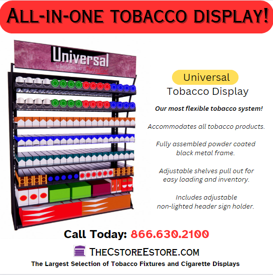 Universal Tobacco Retail Display