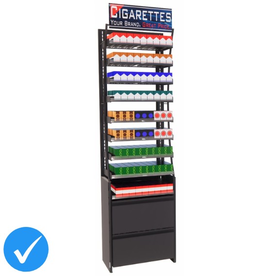 2ft HP Cigarette Display Fixture, 81 Facings (PRO SERIES)