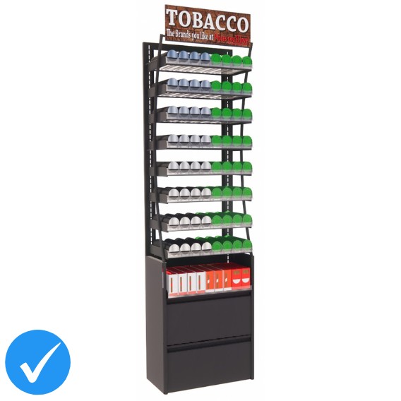 2ft HP Tobacco Display Fixture, 64 Facings (PRO SERIES)