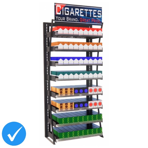2ft LP Cigarette Display Fixture, 72 Facings (PRO SERIES)