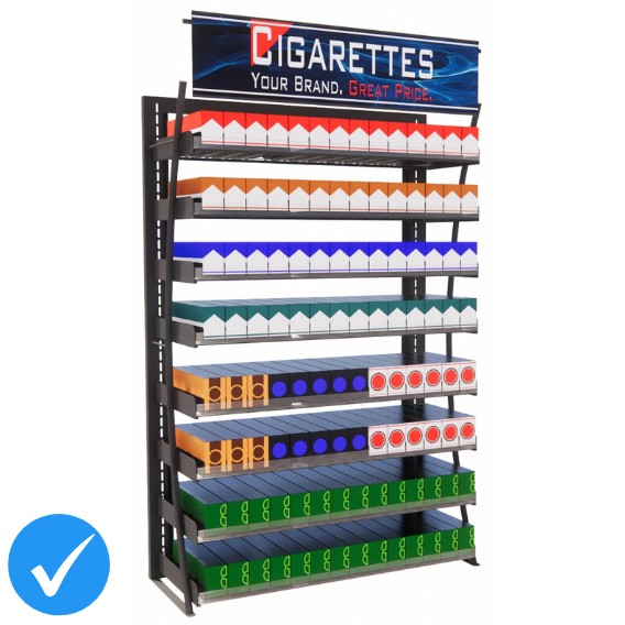 3ft LP Cigarette Display Fixture, 112 Facings (PRO SERIES)