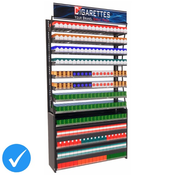 4ft HP Cigarette Display Fixture, 247 Facings (PRO SERIES)