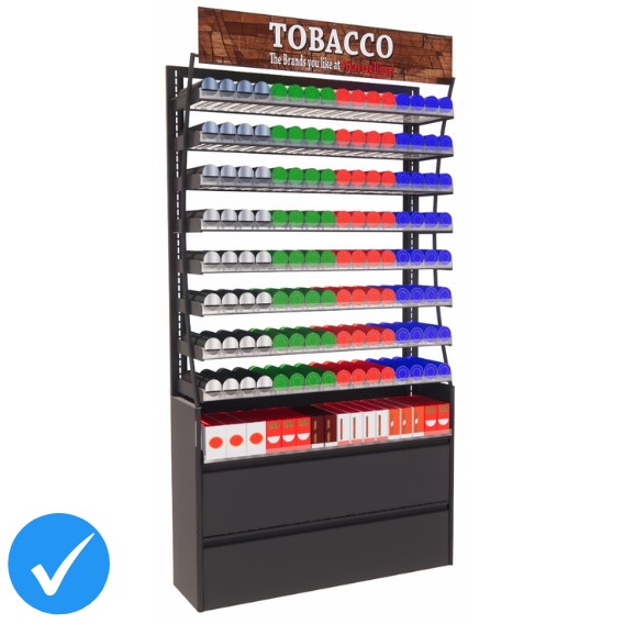 4ft HP Tobacco Display Fixture, 128 Facings (PRO SERIES) 4ft HP Tobacco Display Fixture, 128 Facings (PRO SERIES)