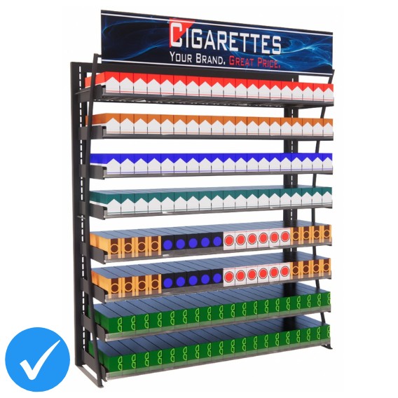 4ft LP Cigarette Display Fixture, 152 Facings (PRO SERIES)